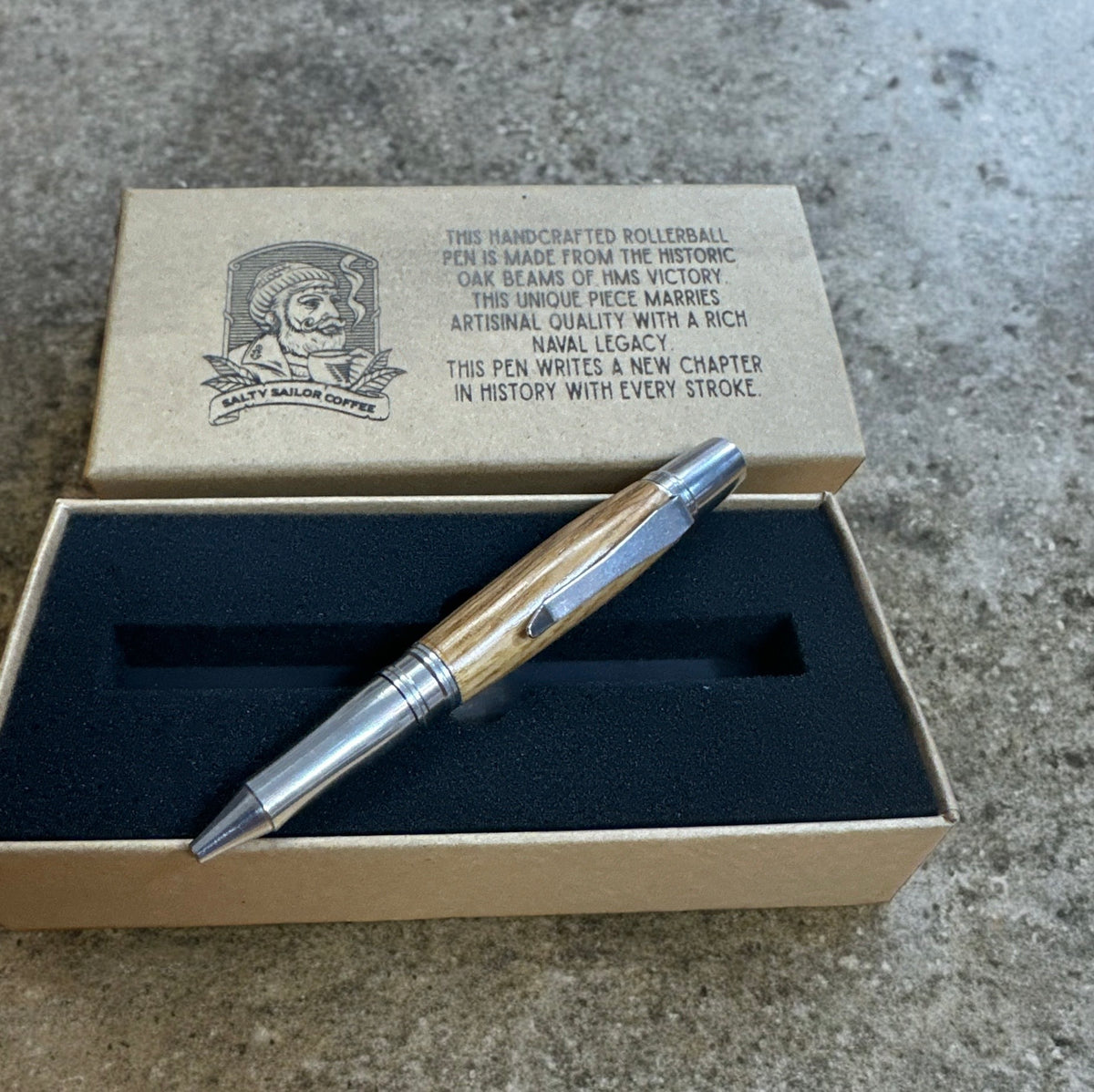 HMS Victory Oak Beam Pen Own a Piece of Naval History Salty