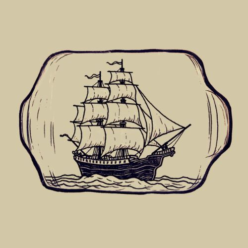 Ship in a Bottle Representing our Sampler Pack
