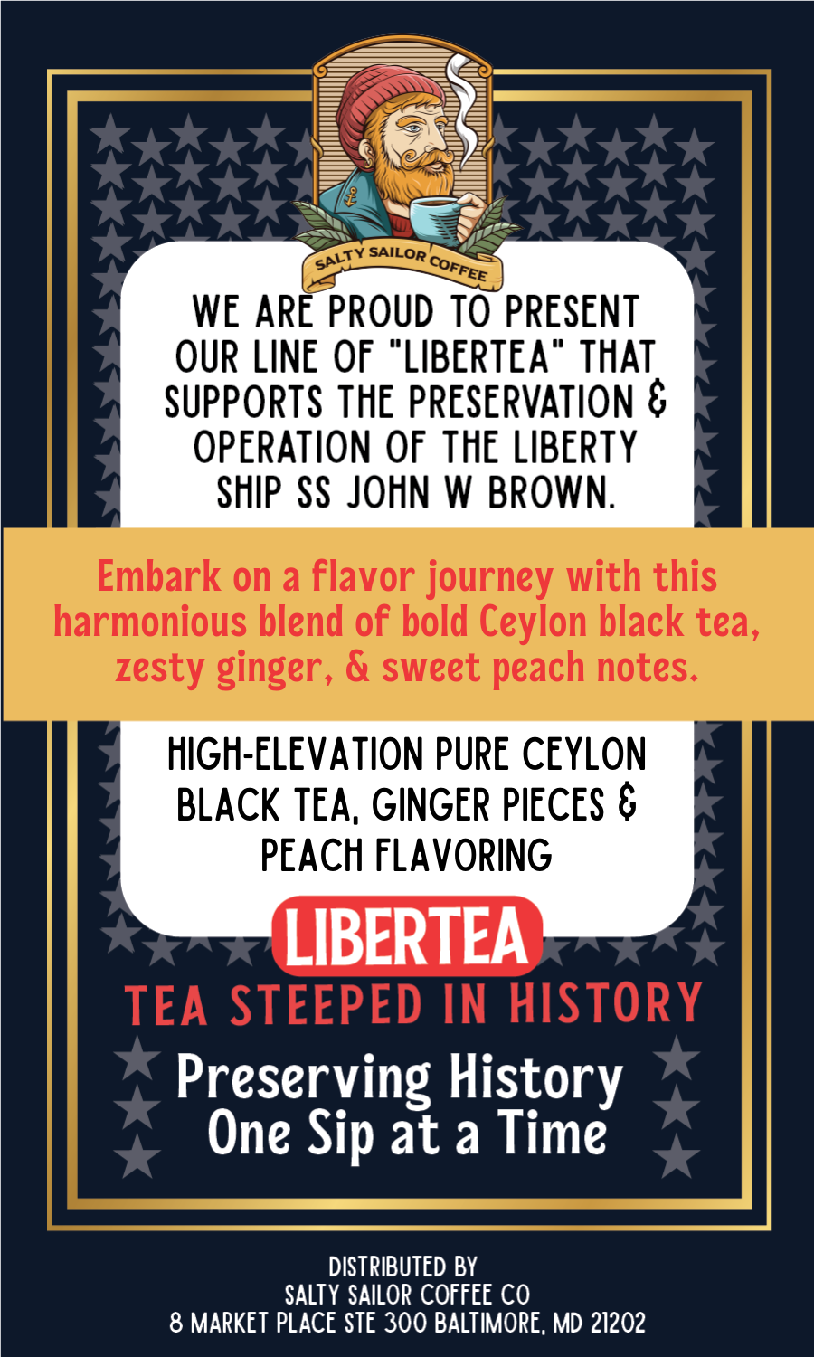 Ginger Peach Black Tea