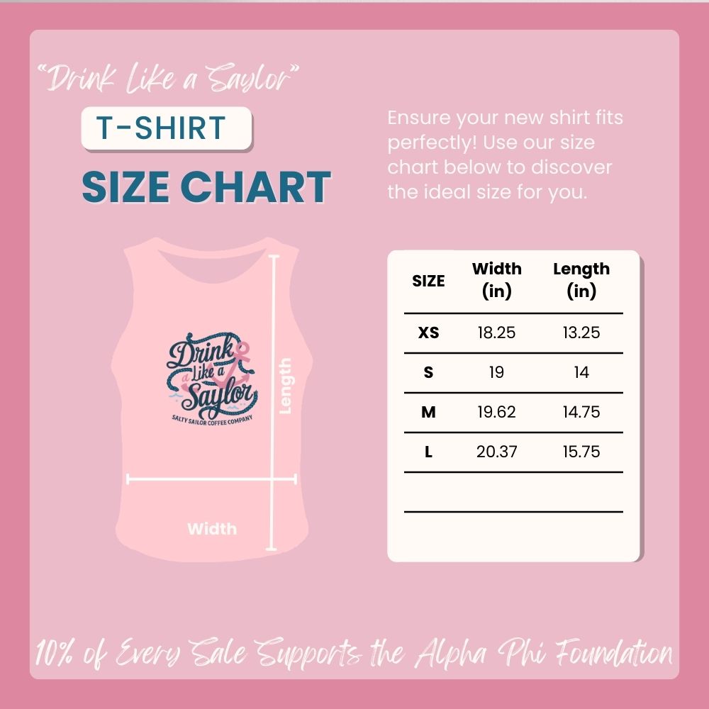 "Drink Like a Saylor" Ribbed Tank