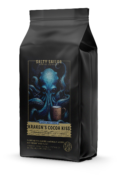 Kraken's Cocoa Kiss: Mocha Flavored Coffee