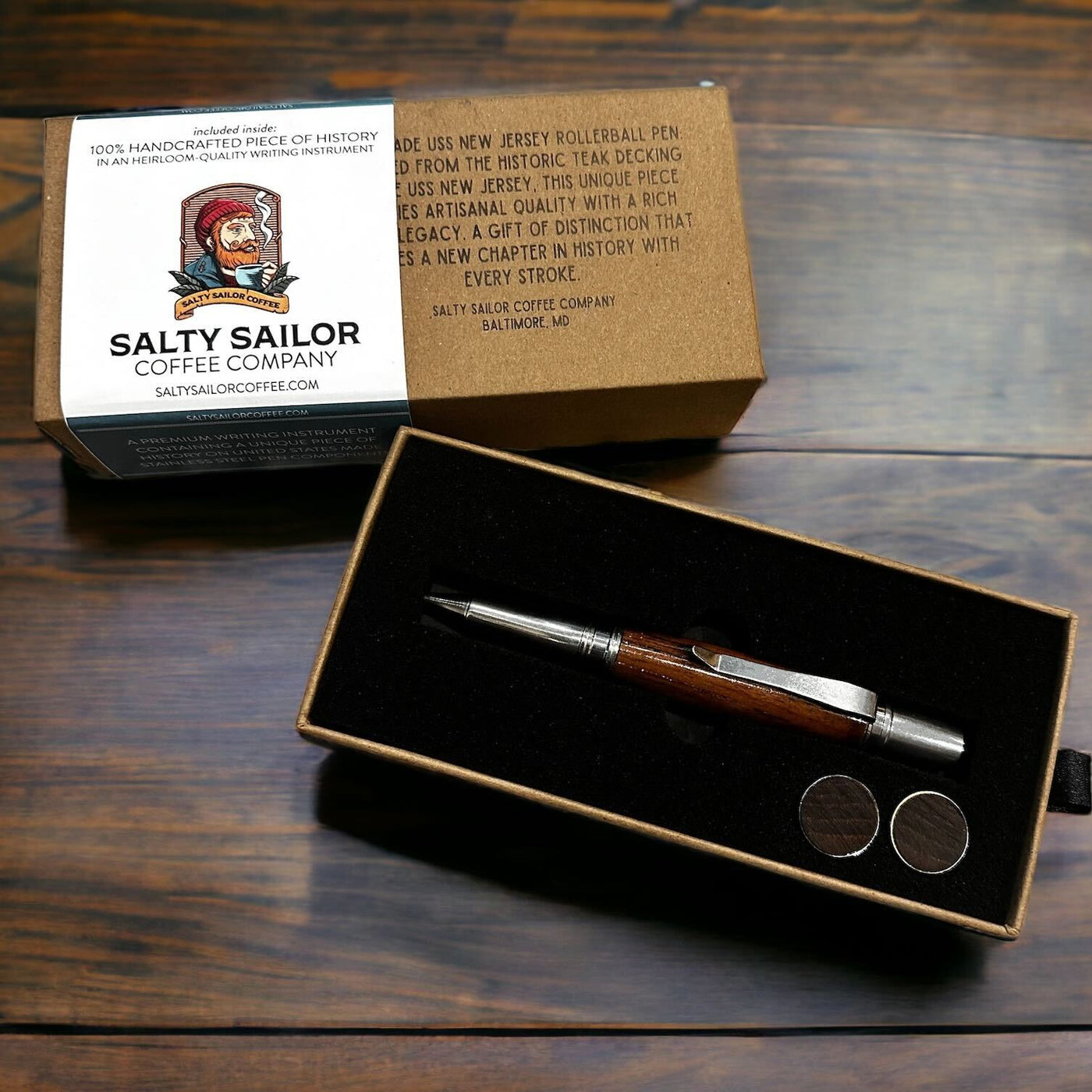 USS New Jersey Teak Deck Pen