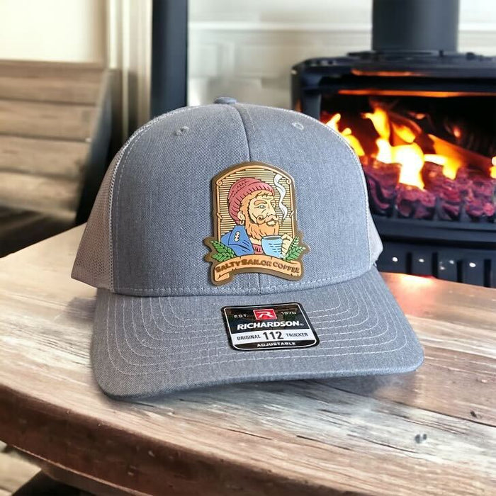 Salty Sailor Trucker Hat with Silicon Emblem