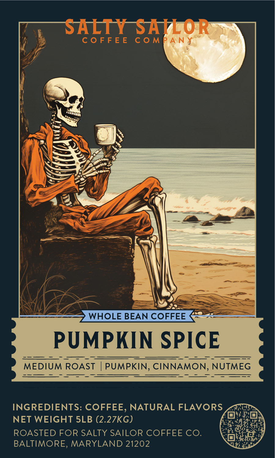 Salty Sailor's 5-Pound Bulk Coffee Bag