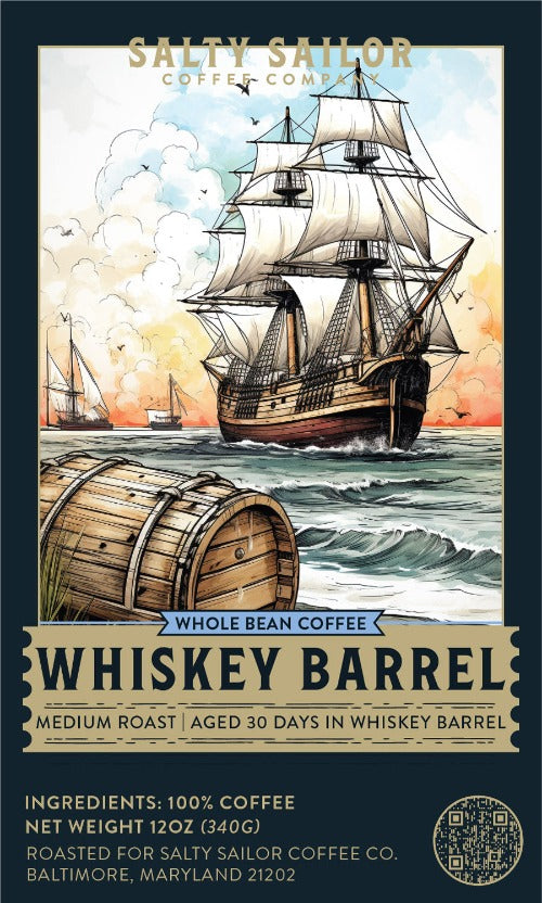 Whiskey Barrel:  Our Barrel-aged Coffee