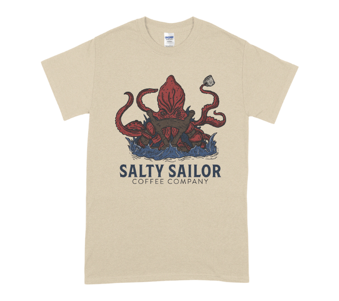 Kraken Salty Sailor T Shirt