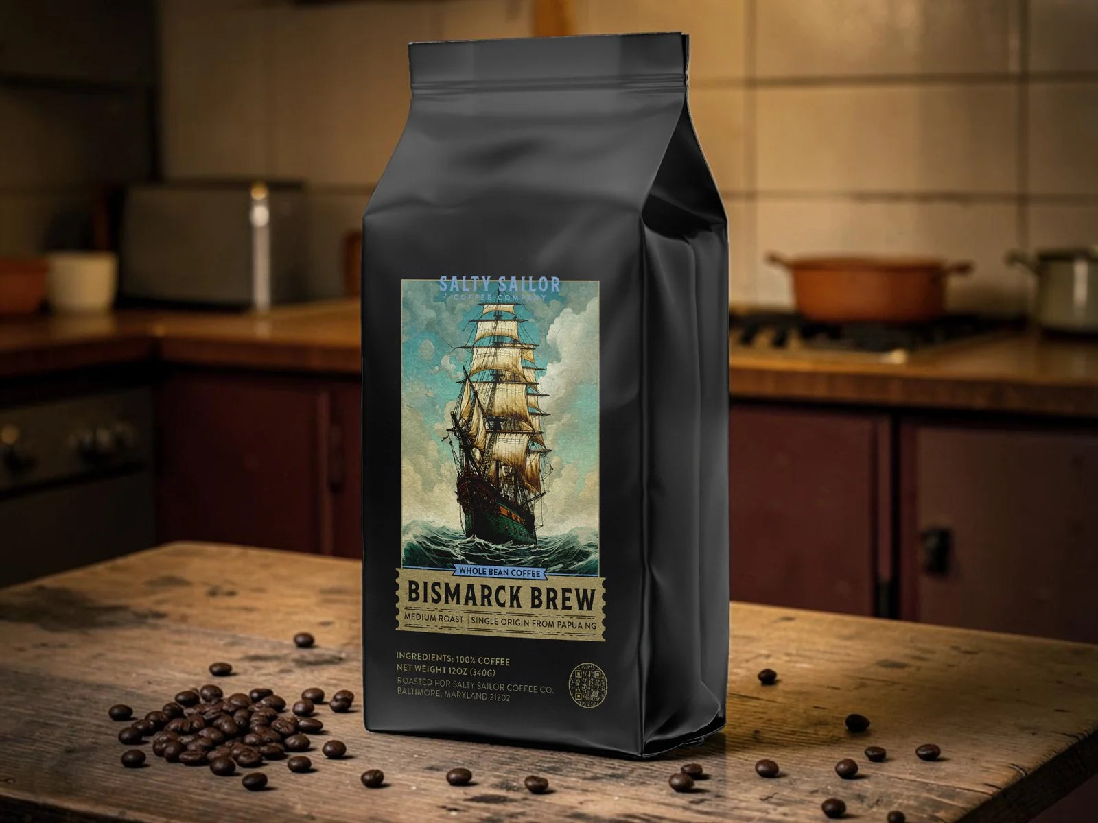 Bismarck Brew package artwork