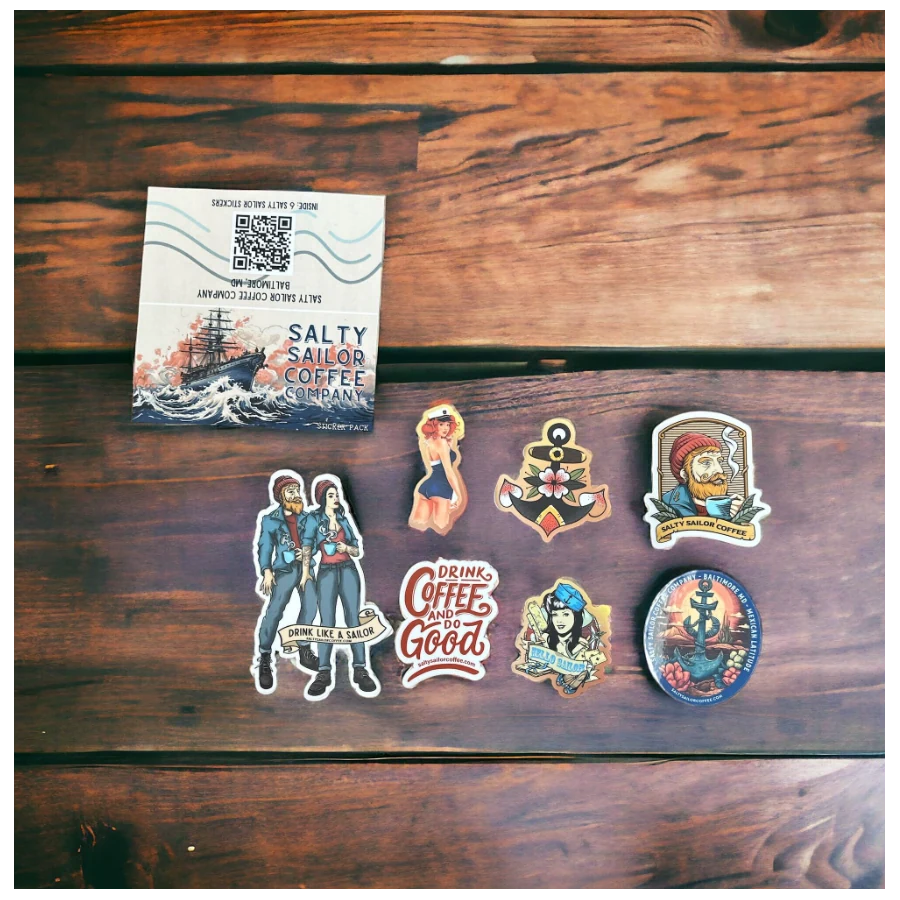 Salty Sailor sticker pack