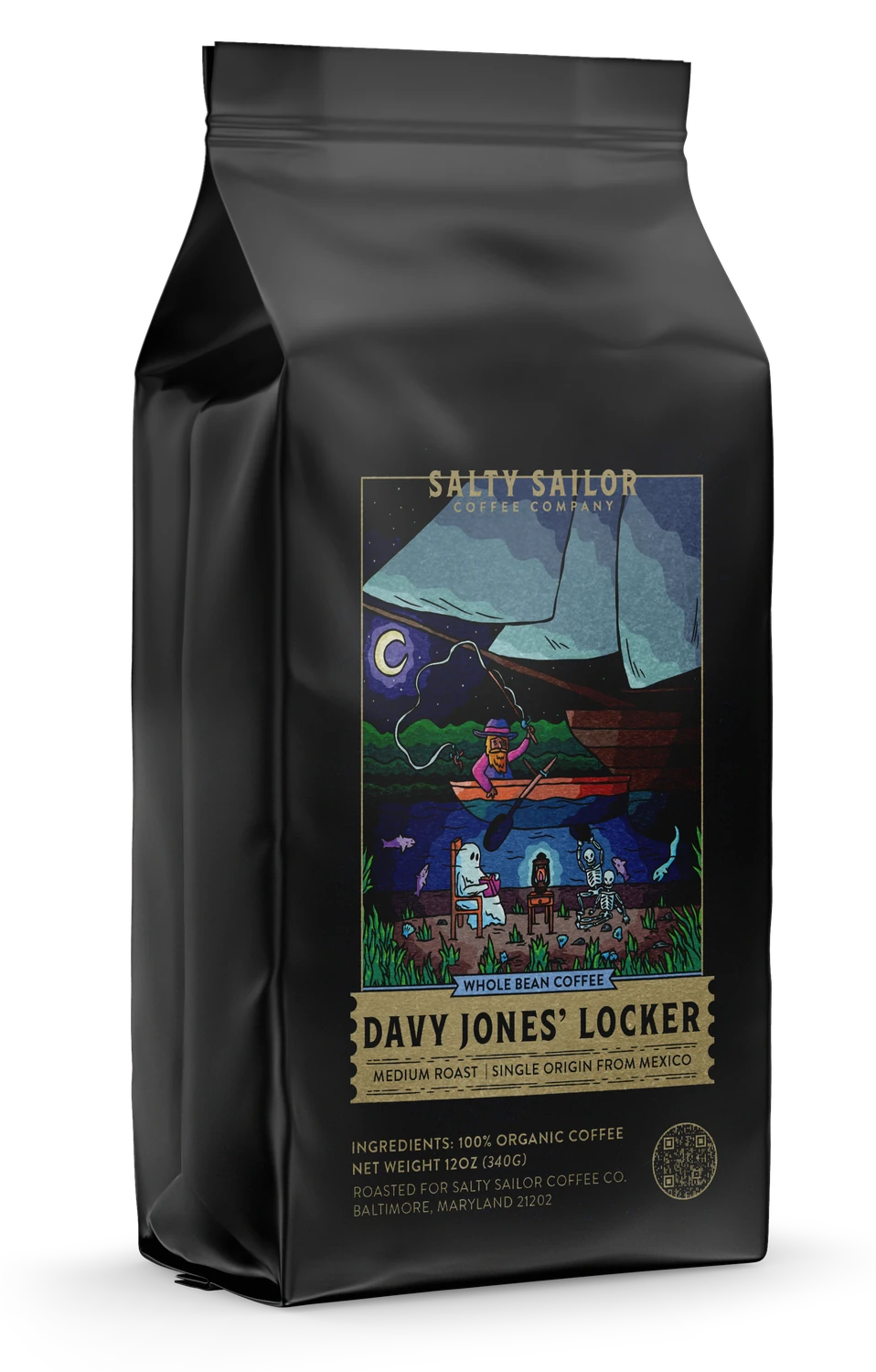 Davy Jones' Locker: Cold Brew Blend, three-quarter view