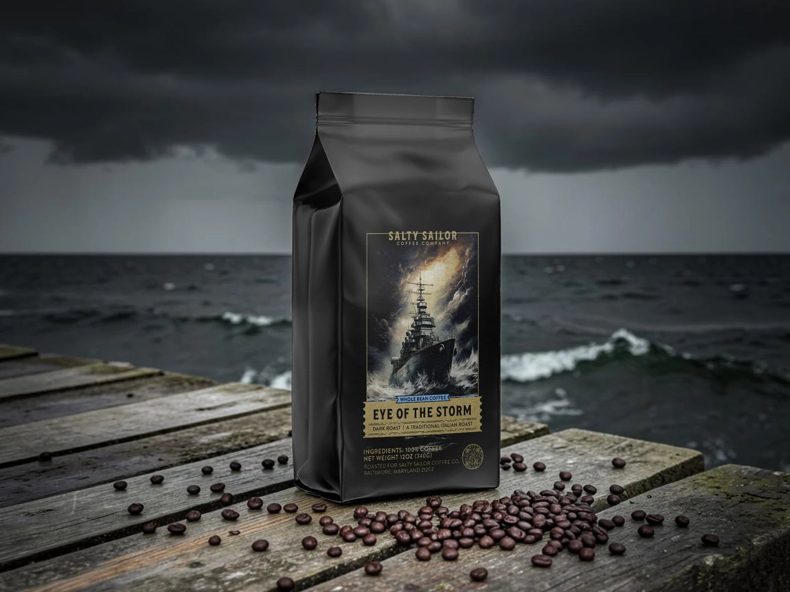 Eye of the Storm: Italian Roast package artwork