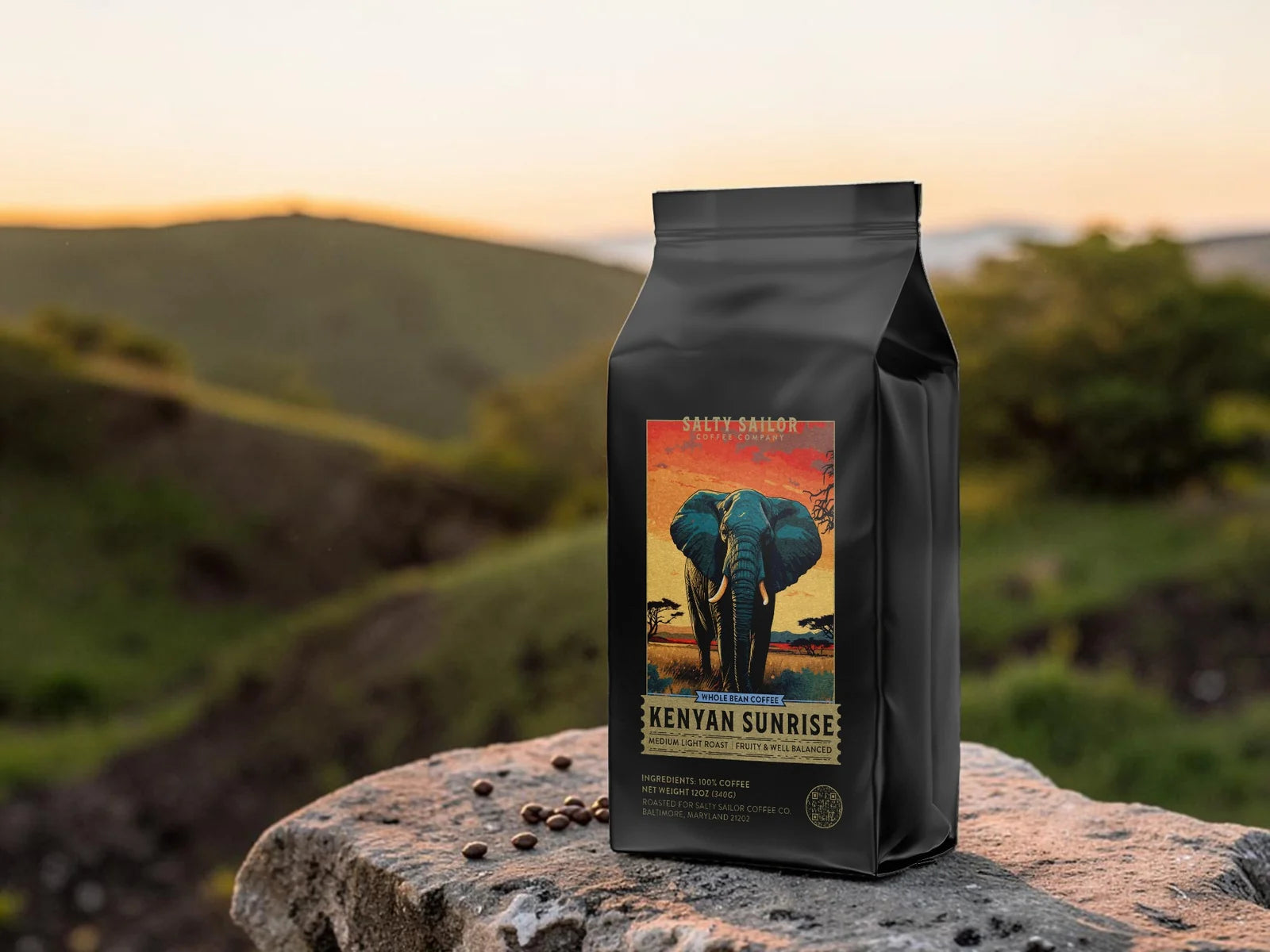 Kenyan Sunrise package artwork