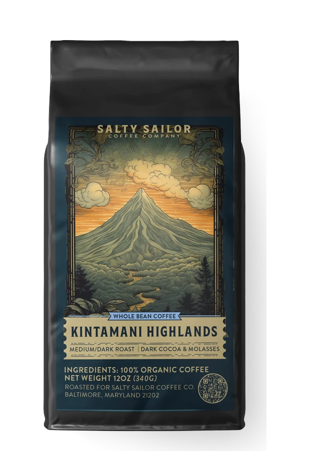 Kintamani Highlands:  Indonesian Single-Origin Coffee coffee bag, straight-on view