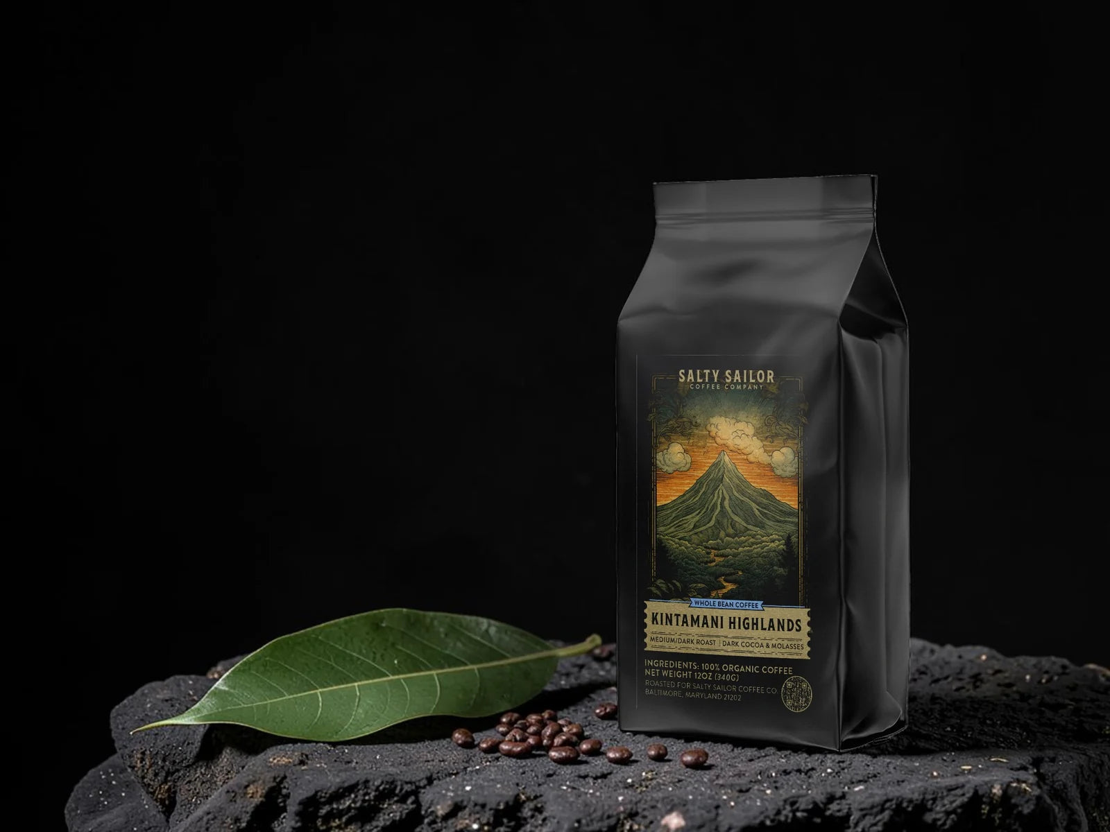 Kintamani Highlands:  Indonesian Single-Origin Coffee package artwork