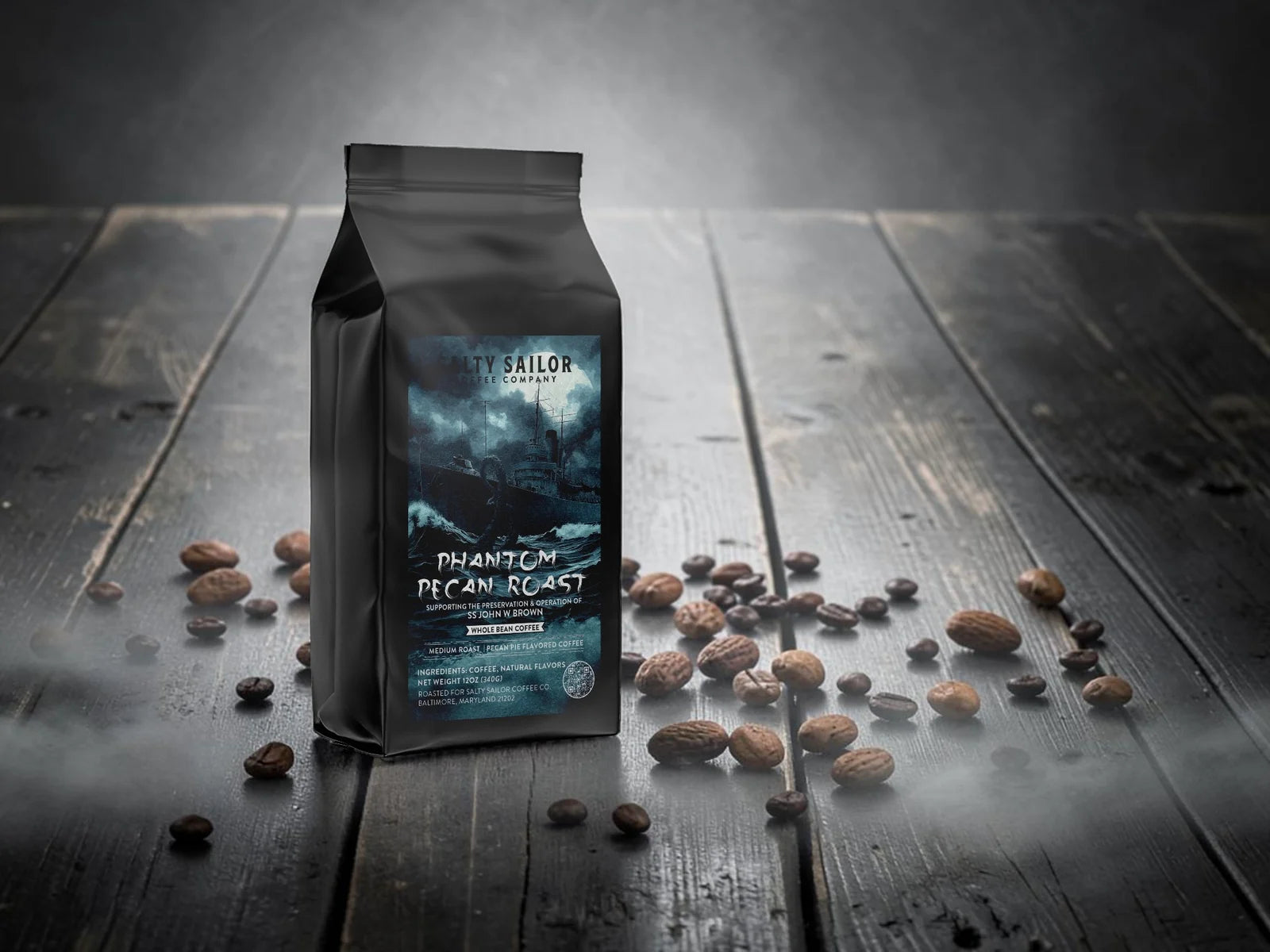 Phantom Pecan Roast package artwork