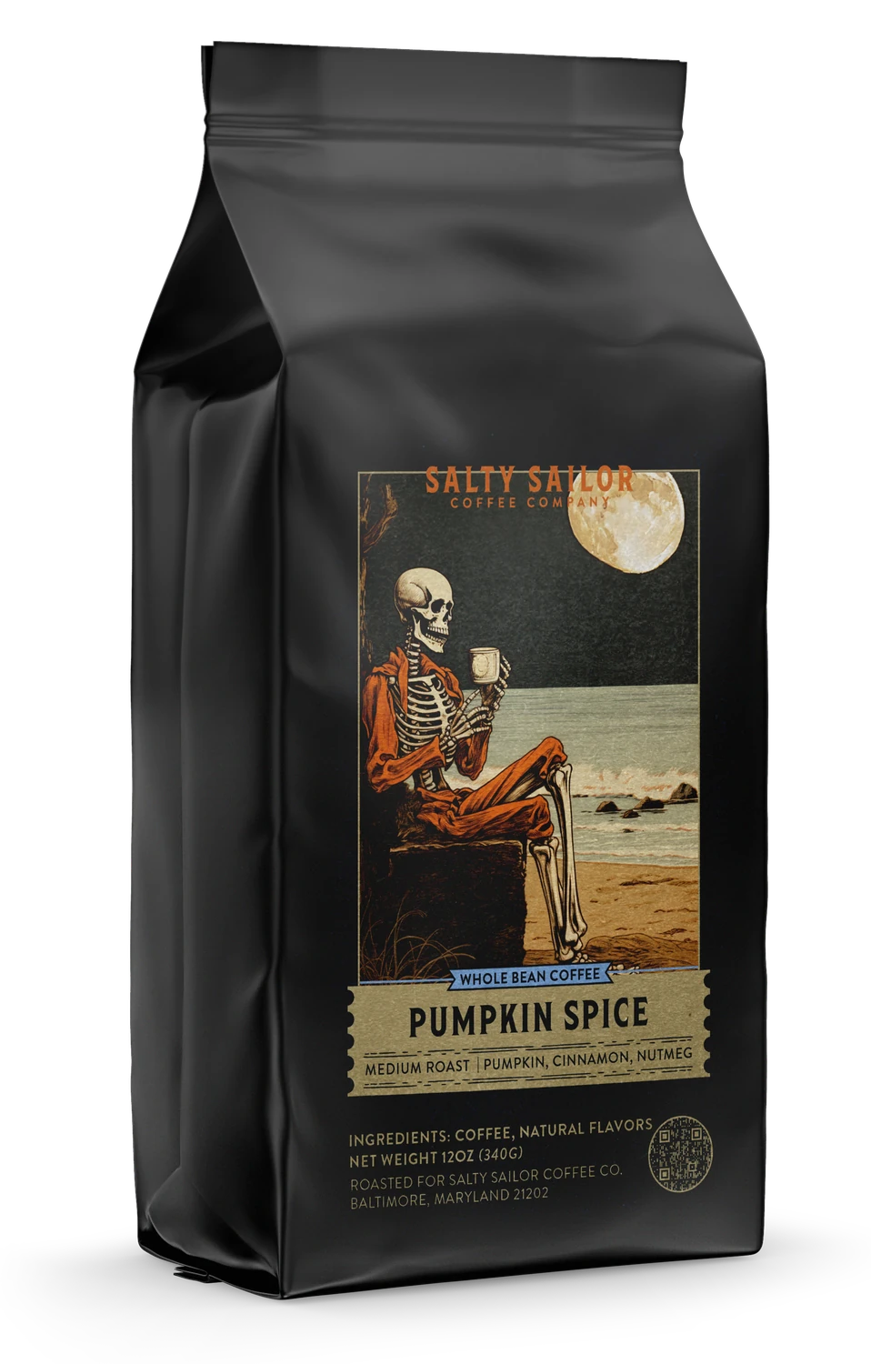 Pumpkin Spice:  A Limited Edition Coffee, three-quarter view