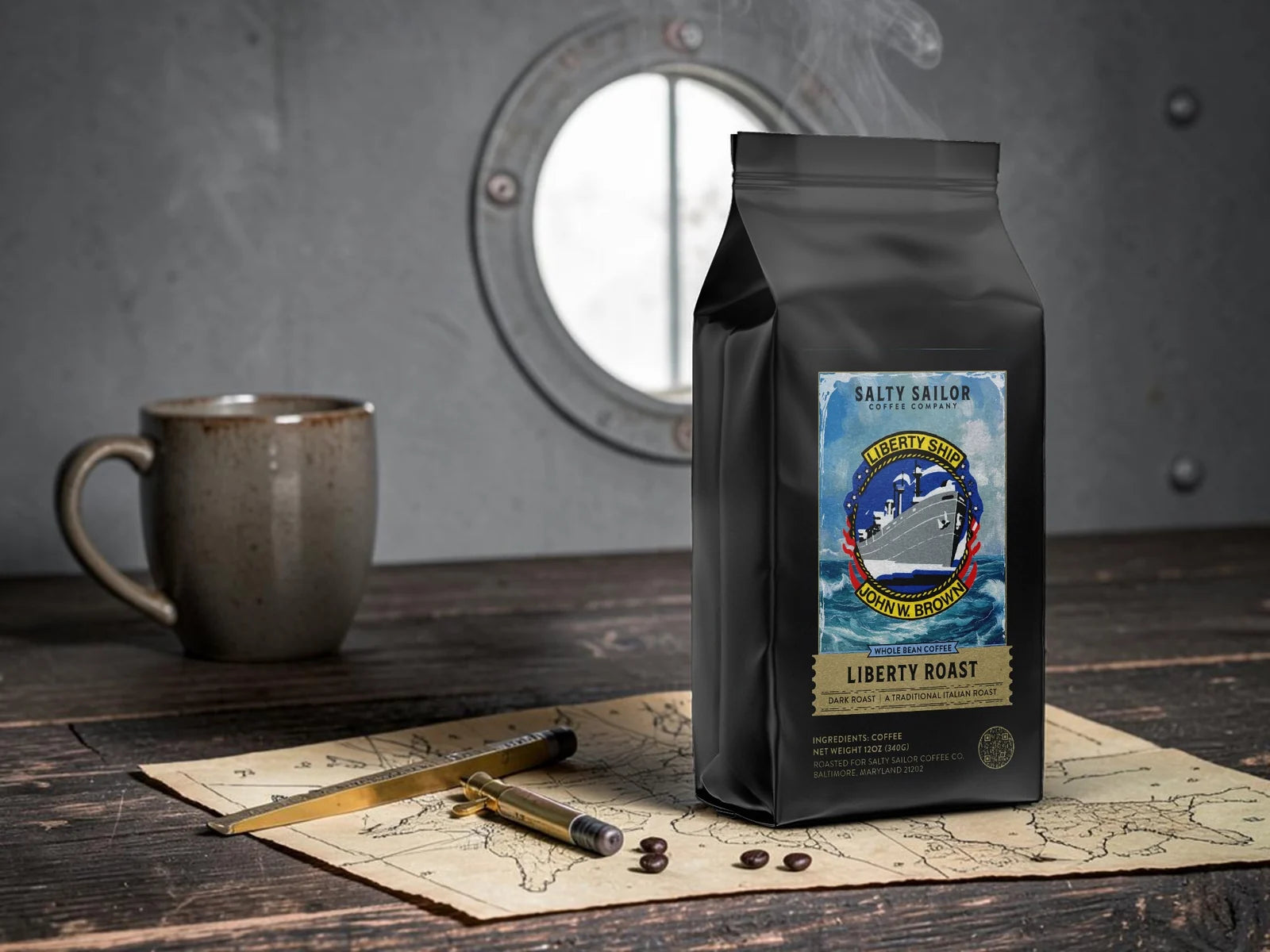 SS JOHN W BROWN Liberty Roast package artwork