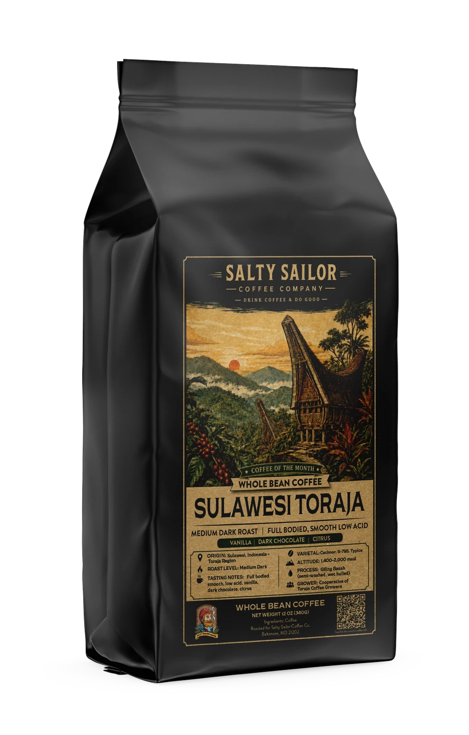 Sulawesi Toraja coffee bag